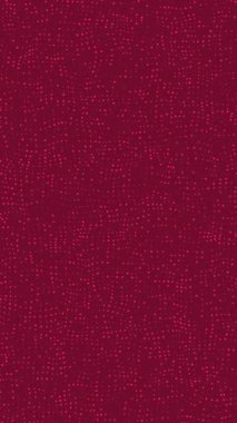 Animasyon noktalarından oluşan kırmızı alan dinamik bir ızgara oluşturuyor. Soyut teknoloji arkaplanları, veri hareketi veya dijital UI örtüşmeleri için dikey 4K canlandırması.