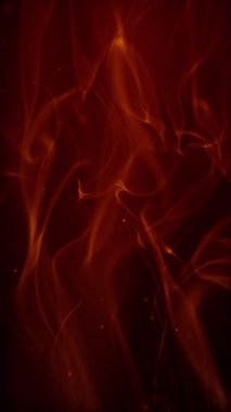 Kırmızı parlayan enerji hatları dinamik bir akış, soyut hareket arkaplanı, dikey 4K animasyon.