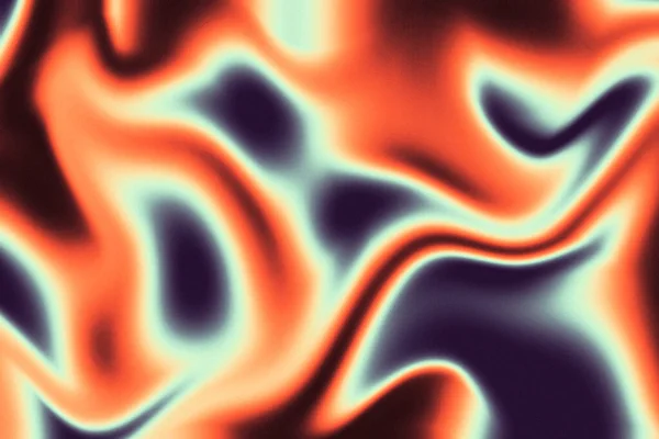 Fire Liquid Iridescent Background. Iridescent chrome wavy gradient abstract background, holographic fire texture, liquid surface, ripples, reflection.