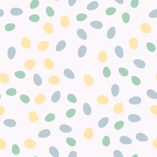Polka Dot Naadloos Patroon Leuke Confetti Abstracte Handgetekende Cirkels Minimalistische — Stockvector