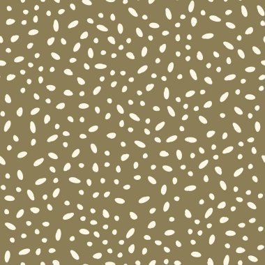 Çağdaş polka nokta vektörde kusursuz deseni şekillendirir. Moda el çizimi dokular.