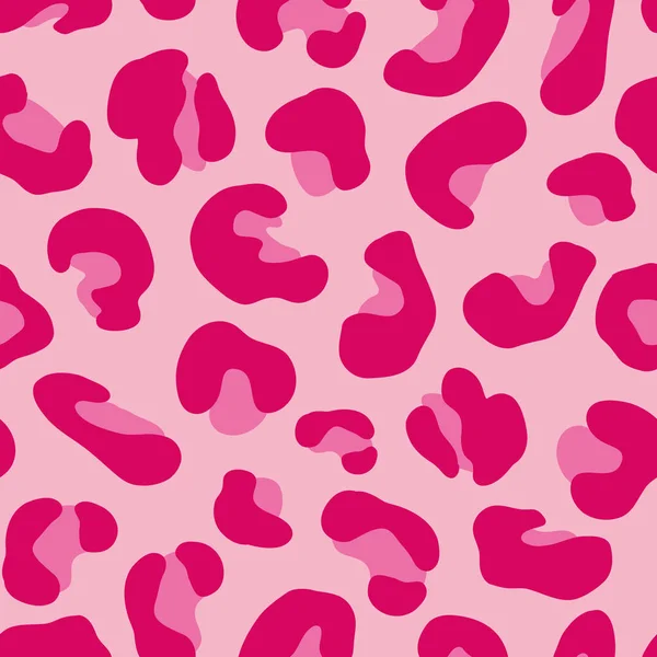 Рожева Тварина Безшовний Візерунок Векторний Дизайн Барбі Моди Безшовний Принт — стоковий вектор