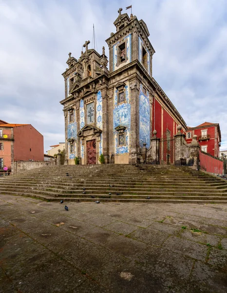 Katolska Kyrkan Portugisiska Staden Porto Stockbild