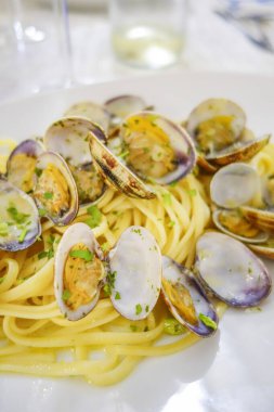 İstiridyeli spagetti.