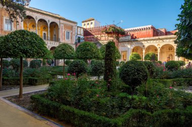 Endülüs, İspanya 'daki Seville Alcazar bahçeleri