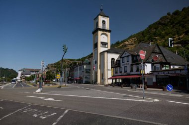 St. Goar ve St. Goarshausen Almanya, Rhine Nehri