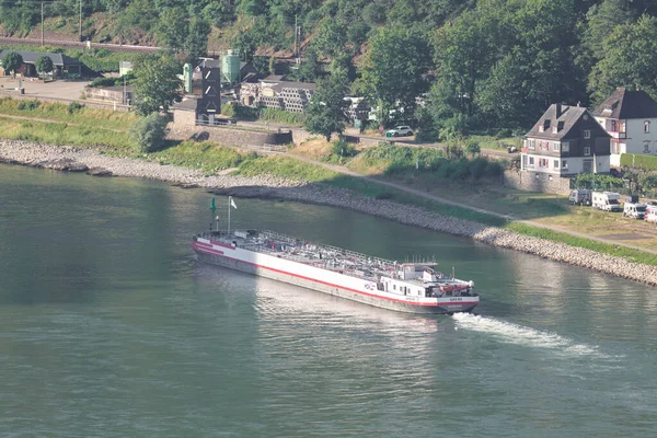 Goar Und Goarshausen Rhein — Stockfoto