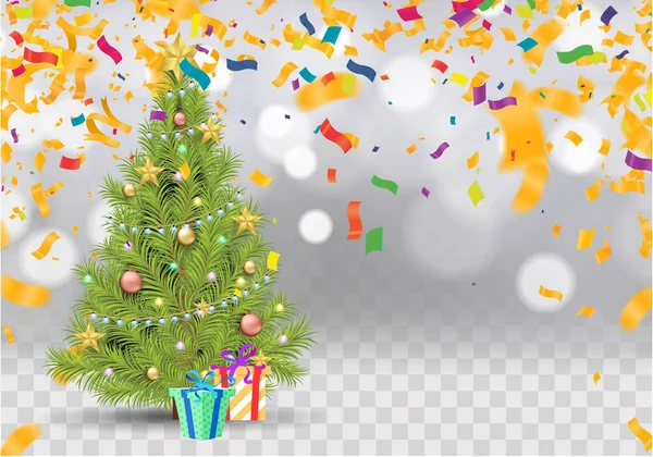 Feliz Natal Feliz Ano Novo 2023 Cartão Saudação Ilustração Vetorial — Vetor de Stock