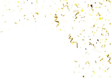 Lüks parti konfeti renkli doğum günü kartı davetiye şablonu geçmişi