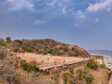 Jaipur, Hindistan 2023: Nahargarh Kalesi 'nde çekilen Bavadi fotoğrafı