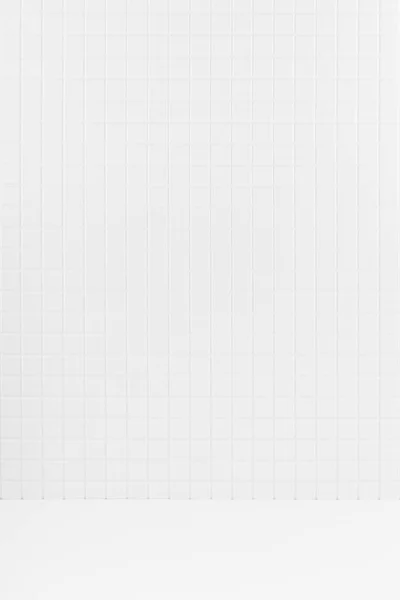 Białe Miękkie Światło Jasny Abstrakcyjny Etap Makieta Płytek Ceramicznych Kwadratowych — Zdjęcie stockowe