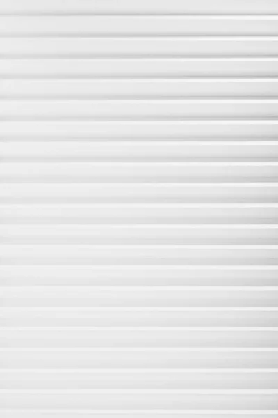 Bílé Abstraktní Pozadí Horizontálního Skládaného Pruhovaného Vzoru Perspektiva Pohled Shora — Stock fotografie