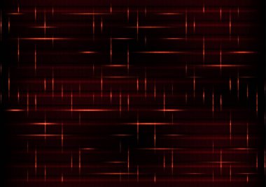 Soyut dijital sanat vektör arkaplanı ve bir ızgara deseni oluşturan çizgiler. Koyu arkaplan ve titreşim çarpıcı bir görsel etki yaratır. Teknoloji, bilim ve fütürist tasarımlar için mükemmel..