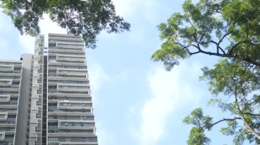 Singapore dawson 22 june 2022, low angle view of SkyVille at Dawson .