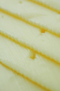 Taze peynirin detaylı görüntüsü. ,