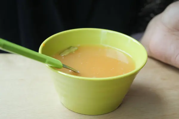 Sopa Picante Caliente Tailandesa Tazón — Foto de Stock