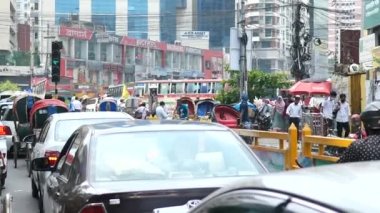 dhaka bangladeş 24 Mayıs 2021. Gulshan 2 'deki finans binaları ,