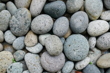 Yuvarlak kaya dokularının genel görünümü ,