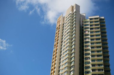 Singapore dawson 22 june 2022, low angle view of SkyVille at Dawson .