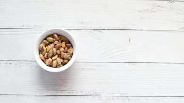 Fıstıklı fıstığı yakın çekim. .