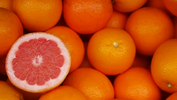 新鲜柚子展览发售 — 图库视频影像