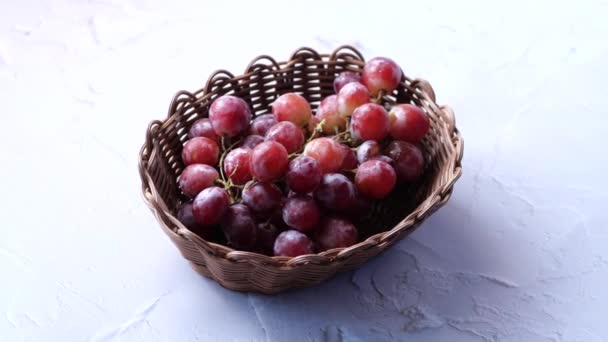 Fresh Grape Fruit Bowl — Stock Video