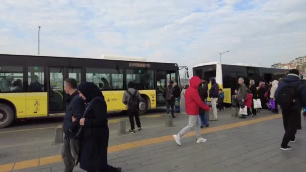 Hindi Stanbul Ocak Kadıköy Deki Hindi Toplu Taşıma Otobüsü — Stok video