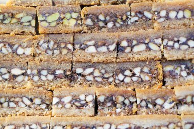 Tabakta Arap tatlı baklavası .