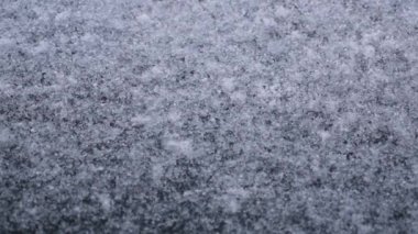Kusursuz taze karın detaylı görüntüsü