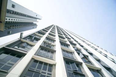 Singapore dawson 22 june 2022, low angle view of SkyVille at Dawson .