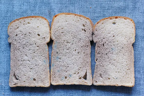 Küflü Ekmek Bozulmuş Ürünler — Stok fotoğraf