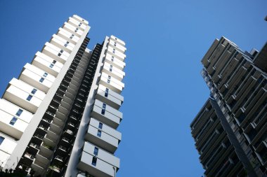 Singapore dawson 22 june 2022, low angle view of SkyVille at Dawson .