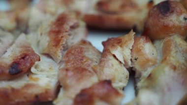 Kebap, geleneksel Türk eti. .