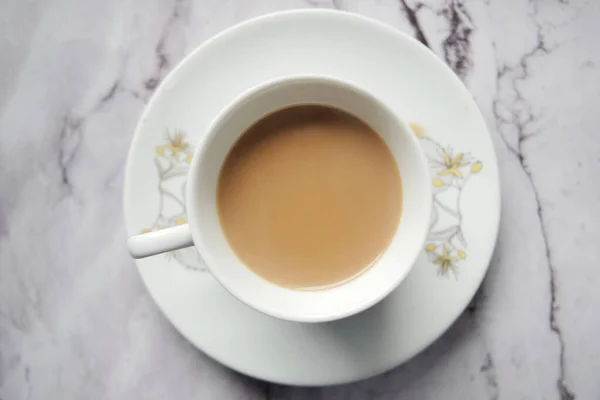 Close Cup Milk Tea Table — Stockfoto