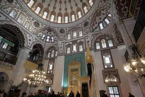 Turquia Istanbul Janeiro 2023 Mesquita Camlica Maior Mesquita Ásia — Fotografia de Stock
