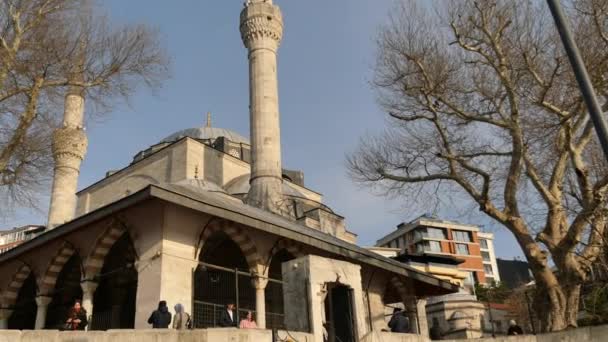 Turquía Istanbul Enero 2023 Mezquita Mihrimah Sultan Uskudar — Vídeo de stock