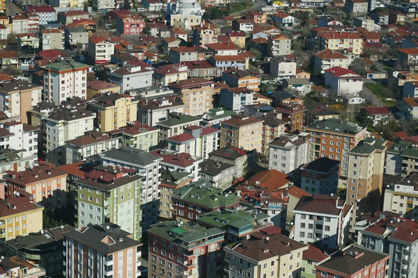 Arial View Istanbul Asian Side Stedelijke Bouwstenen — Stockfoto