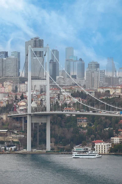 Puente Del Bósforo Estambul Turquía — Foto de Stock