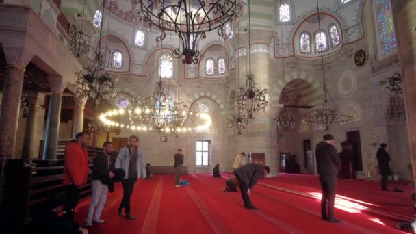土耳其伊斯坦布尔Mihrimah Sultan清真寺 — 图库视频影像