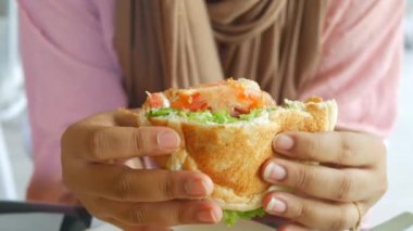 Masada et köftesi var. Yakın plan. .