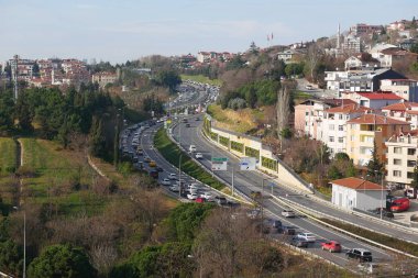 Türkiye istanbul 12 Ocak 2023, İstanbul 'da trafik ,