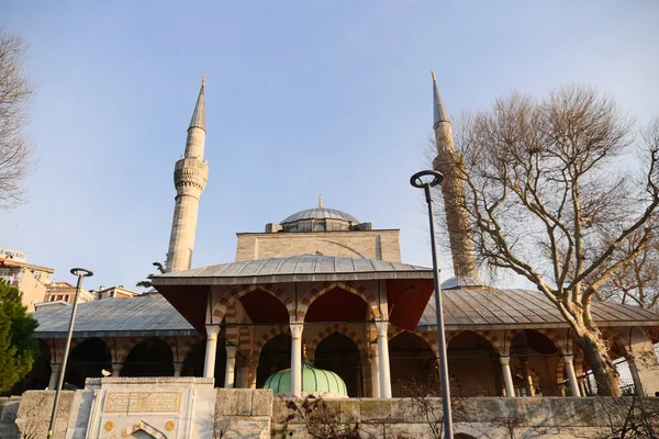 Türkei Istanbul Januar 2023 Mihrimah Sultan Moschee Uskudar — Stockfoto