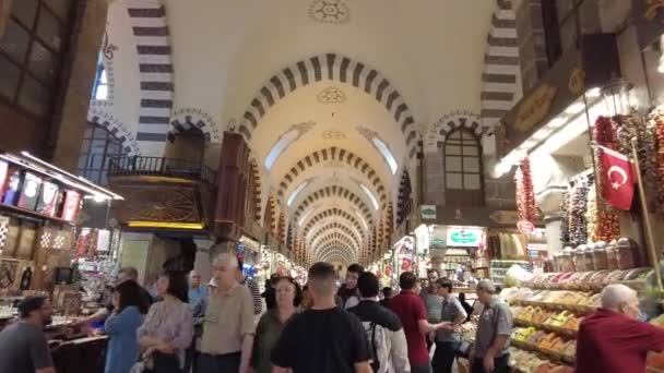 Istanbul Turkey Maja 2023 Wielki Bazar Stambule Turcja — Wideo stockowe