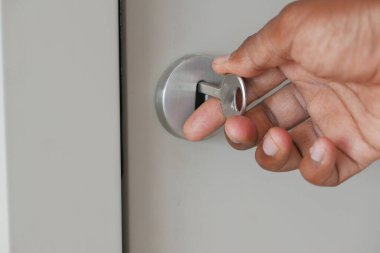 Bir ev kapısı konsepti açmak