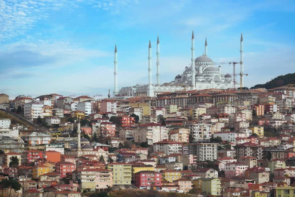 Vue Grand Angle Mosquée Camlica Istanbul — Photo