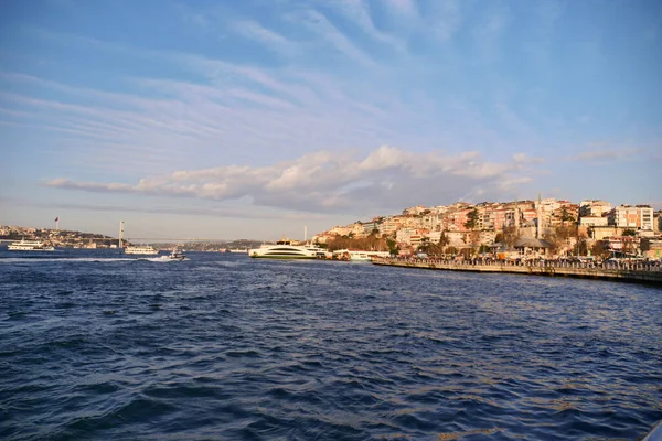 Vue Bosphore Istanbul Dinde — Photo