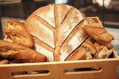 Organic Bread at Farmers Market in istanbul