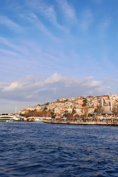 Pohled Bosporus Istanbulu Krůt — Stock fotografie
