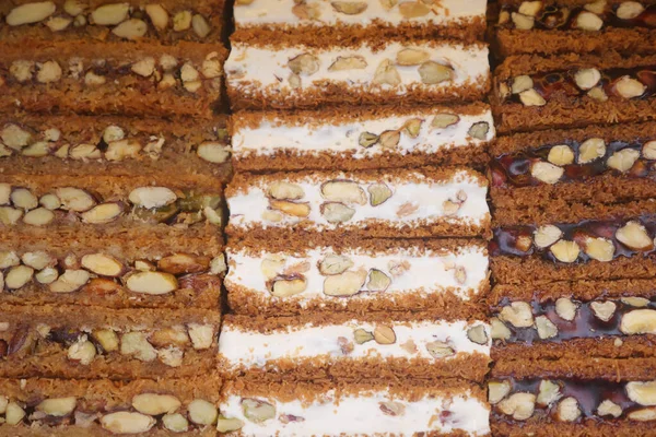 Geleneksel Fındıklı Türk lokumu .