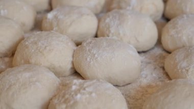  Ekmek ya da pizza için taze çiğ hamur 
